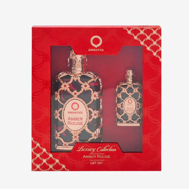 Kit Perfume Amber Rouge Orientica Eau de Parfum 30ml + Miniatura 7ml, Kit Orientica Perfume Árabe Amber Rouge 30ml e Miniatura 7ml, Kit Orientica Perfume Árabe Amber Rouge, Perfume Amber Rouge Orientica Eau de Parfum.