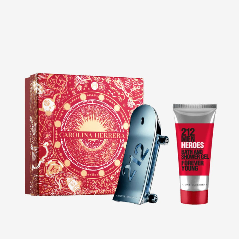 Kit Perfume Carolina Herrera 212 Heroes Men Eau de Toilette 90ml + Gel de Banho 100ml, Conjunto 212 Men Heroes Carolina Herrera Masculino - Eau de Toilette 90ml + Gel de Banho 100ml, Carolina Herrera Kit 212 Men Heroes Perfume Eau de Toilette Gel de Banho - Kit, Kit Perfume Carolina Herrera 212 Heroes Men Masculino Eau de Toilette 90 ml + Gel de Banho 100 ml, 212 Men Heroes Carolina Herrera.