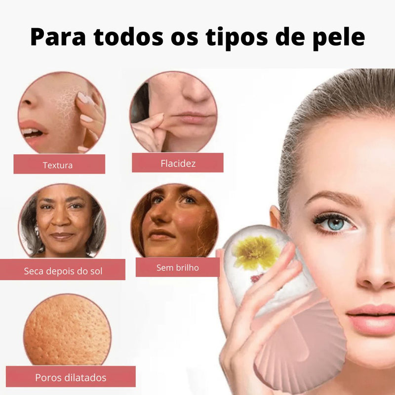 Massageador Facial de Gelo