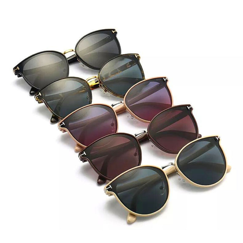 Óculos de sol feminino Cat Eye com proteção UV400 polarizado.