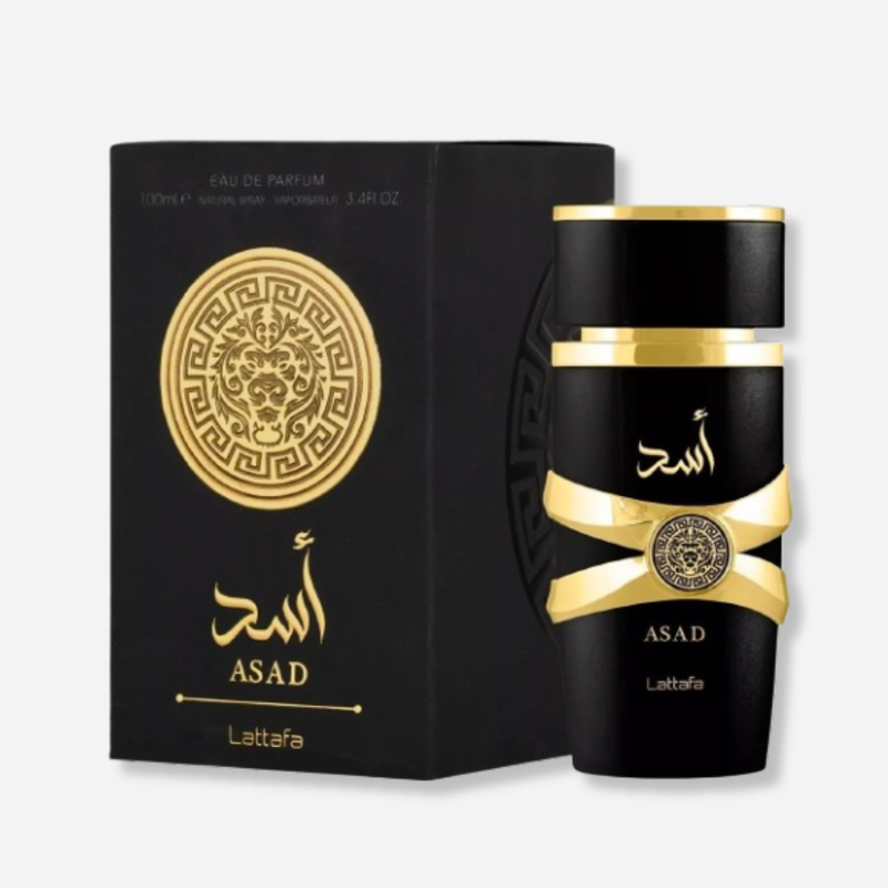 Perfume Asad de Lattafa Eau de Parfum, Lattafa Perfume Asad para Eau de Parfum Spray unissex, Perfume Asad De Lattafa Eau De Parfum 100ml, Perfume Árabe Asad Lattafa Masculino 100ml Eau de Parfum.