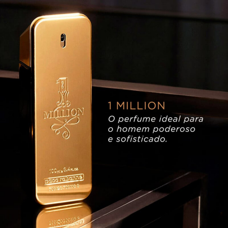 Perfume Paco Rabanne 1 Million Eau de Toilette, Perfume Paco Rabanne 1 Million, 1 Million Paco Rabanne Eau de Toilette - Perfume Masculino, Perfume Rabanne 1 Million Masculino Eau de Toilette, Perfume Paco Rabanne 1 Million Masculino Eau de Toilette.