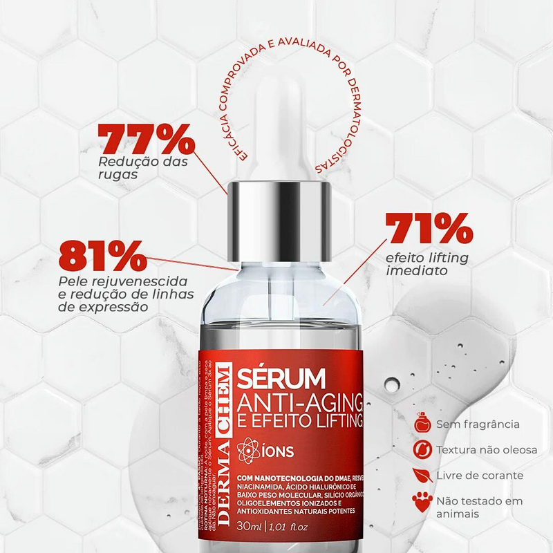 Sérum Anti-Aging e Efeito Lifting - Dermachem