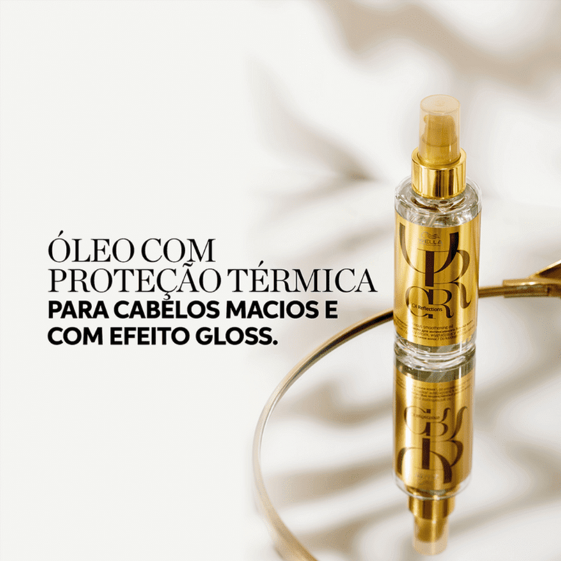 Wella Professionals Oil Reflections - Óleo Capilar 100ml, Oil Reflections - Óleo Capilar 100ml, Óleo Capilar Wella Professionals Oil Reflections 100 ml, Wella Professionals Oil Reflections Smoothening Óleo Capilar - 100ml.